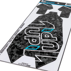 Forged Carbon Look Chassis skin - AE RC10B7.1 -4mm