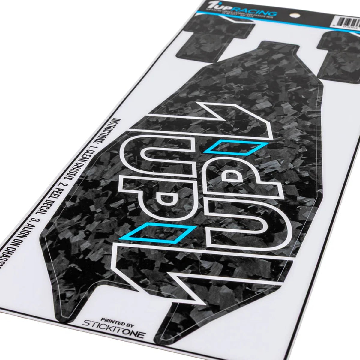 Forged Carbon Look Chassis Skin - AE RC10T7