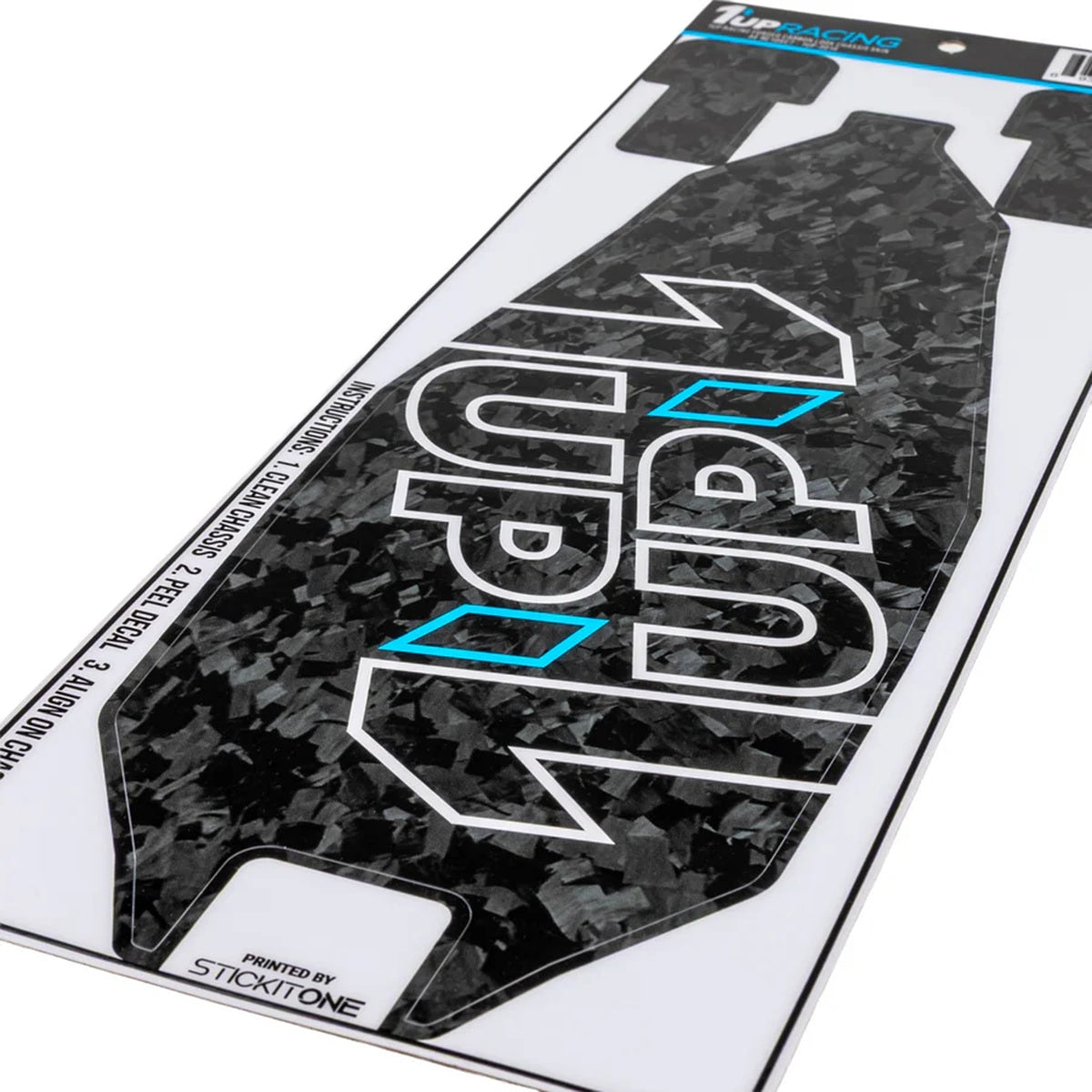 Forged Carbon Look Chassis Skin - AE RC10SC7