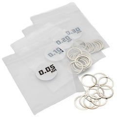 MicroTune Shims - 12mm ID x 0.05, 0.10, 0.20, 0.30 - 10pcs