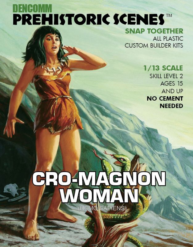 DENCOMM 1:13 Prehistoric Scene - Cro-Magnon Woman - 55th
