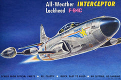 1/56 Lockheed F-94C Starfire Intercepter with Swivel Stand