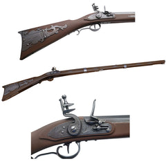 1:1 Frontieraman Kentucky Long Rifle American Muzzleloader