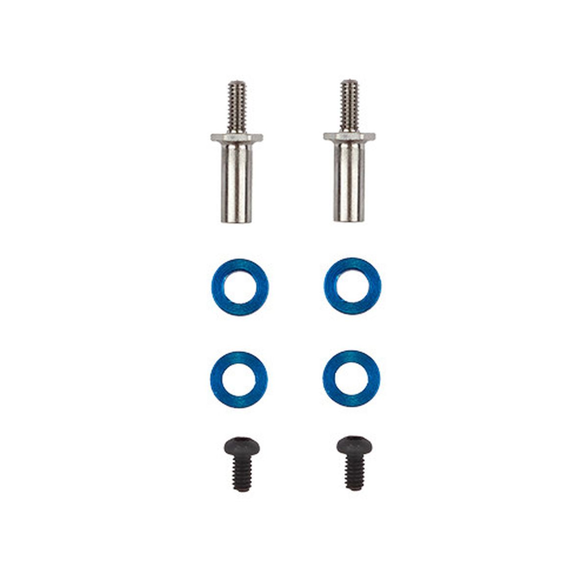 RC28R FT Adjustable Front Axles, Titanium