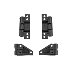 RC10 Front and Rear Arm Mounts, Black