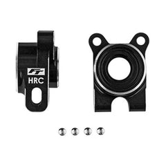 RC10B7 FT Aluminum Hrc Rear Hubs, 4- Offset, Black