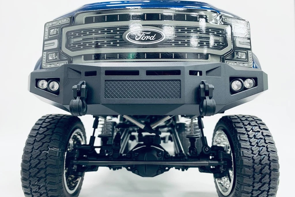 Molded Front and Rear Bumper Set for F450, Black
