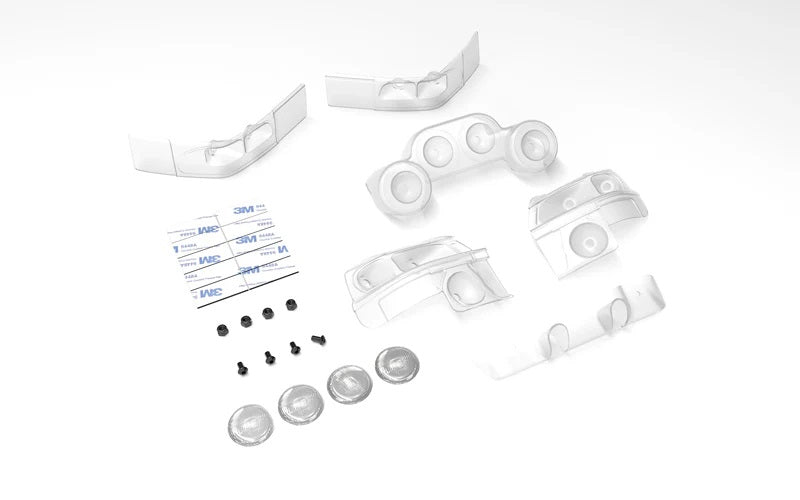 M48S Subaru WRC 1997 Light Buckets (Clear)