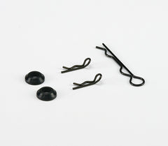 Mini 4XS Rear Wing Hold Down with Clips