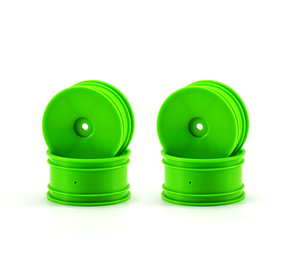 Mini 4XS Lime Green Wheel Set