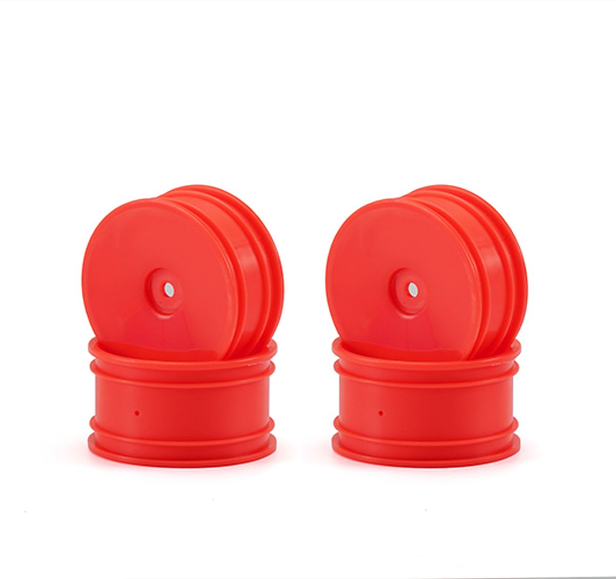 Mini 4XS Chrome Orange Wheel Set