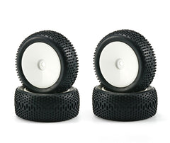Mini 4XS White Wheels and Tire Set