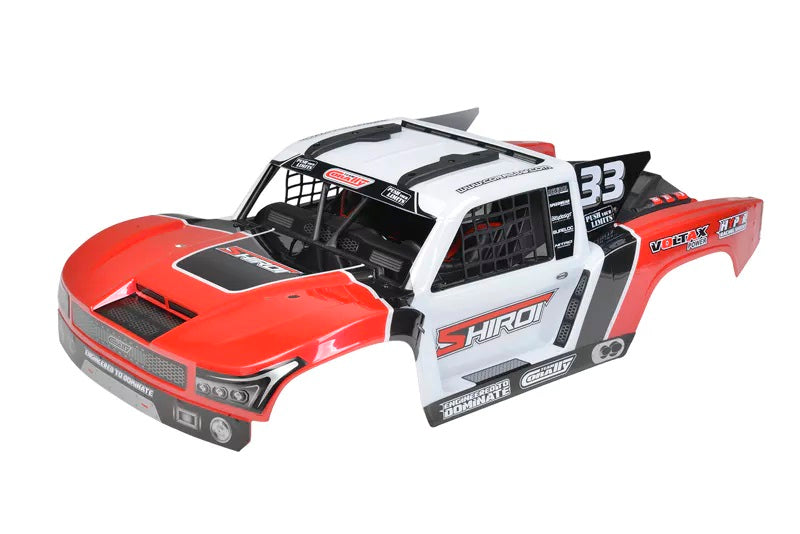 Polycarbonate Body Shiroi + Driver Interior + Roll Cage +