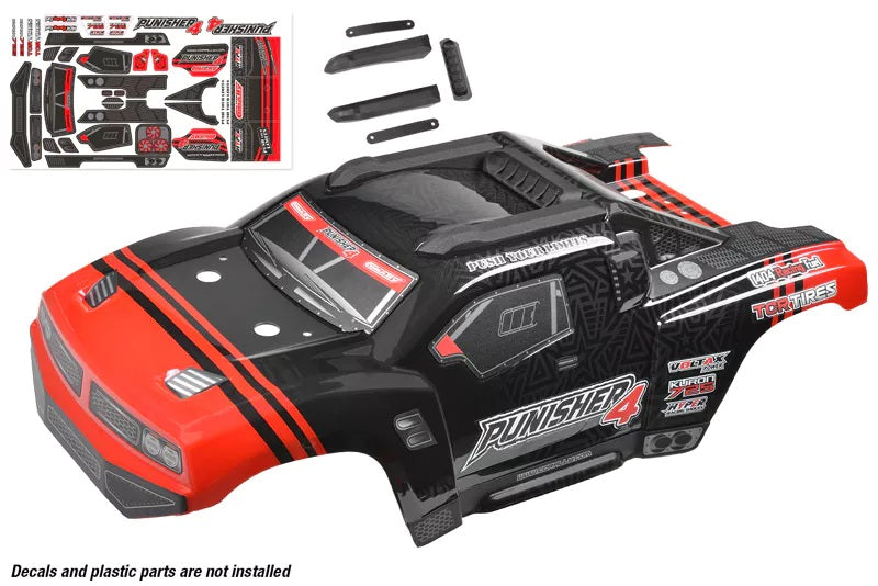 Polycarbonate Body - Punisher 4 - Painted - Cut - Decals -