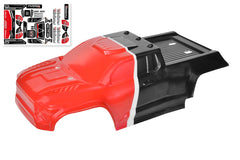 Polycarbonate Body - Furago XD - Painted - Cut - Decals - Red