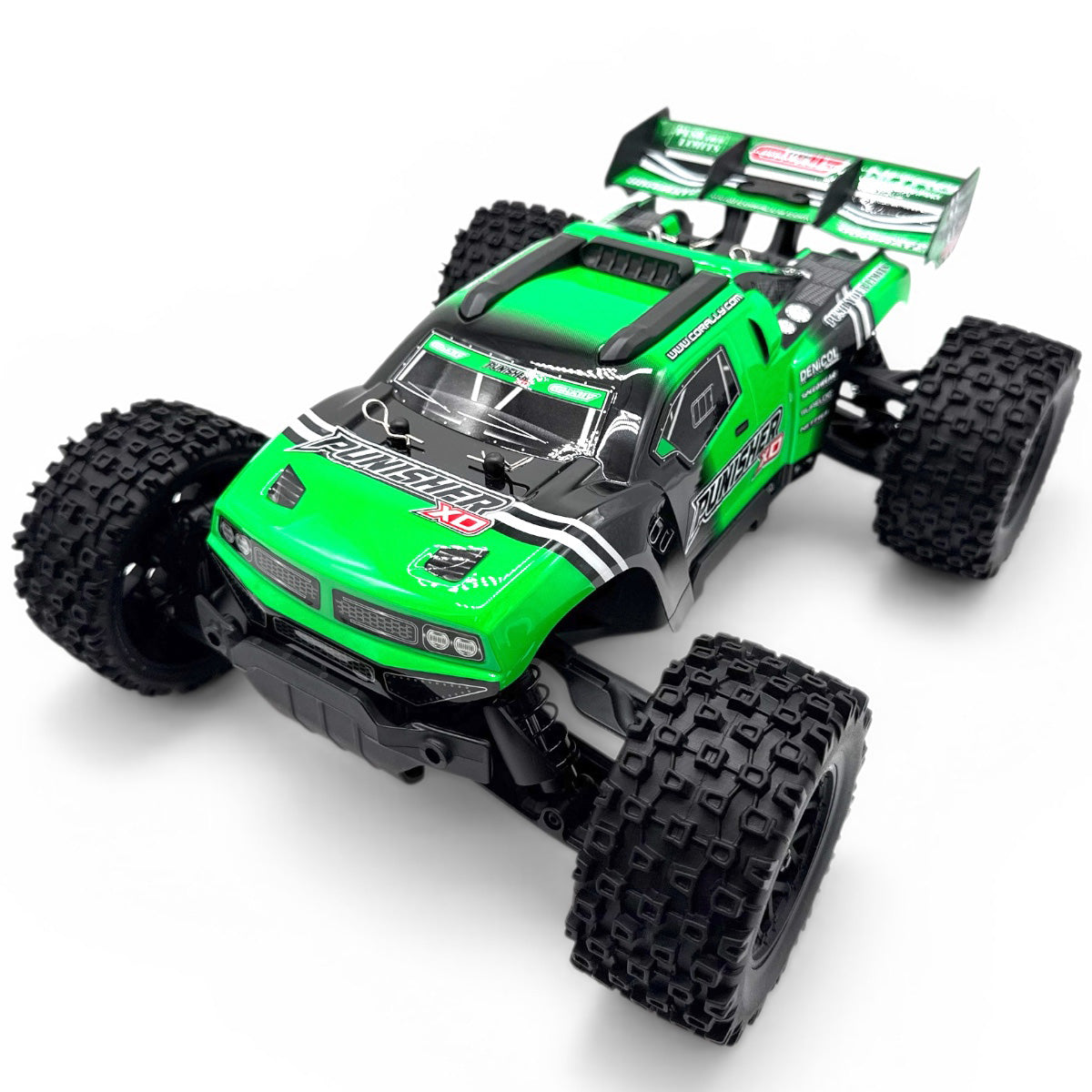Punisher XD 4WD 2S Small Scale RTR Monster Truck, Green