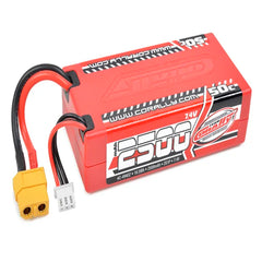 2500mAh 7.4V Shorty 2S XT-60 Sport Racing 50C LiPo Battery