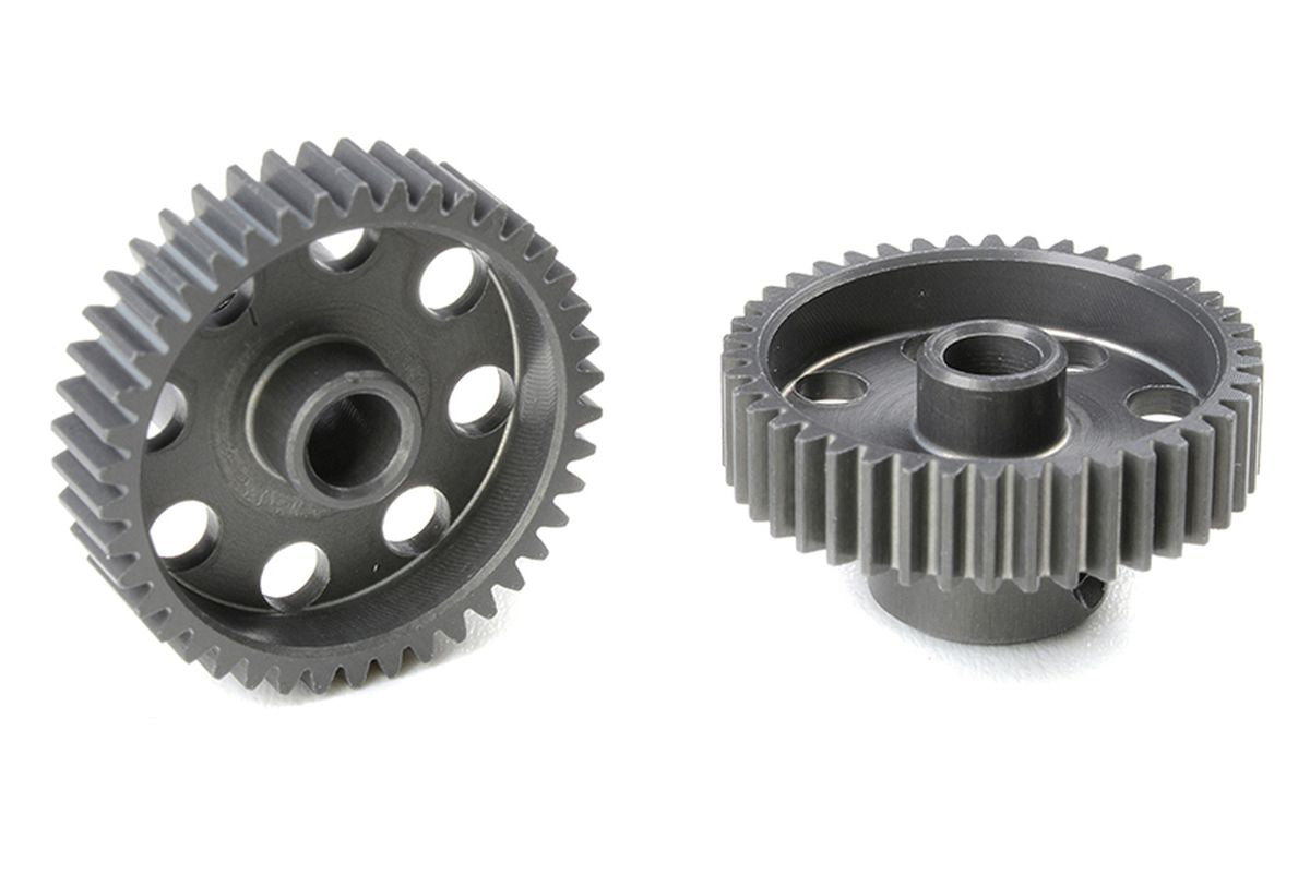 64 DP Pinion - Short - Hard Anodised AL7075 - 42 Teeth