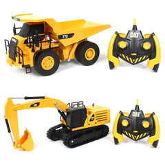 1:35 RC Cat 336 Hydraulic Excavator + 770 Mining Truck