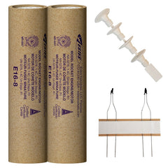 E16-8 29mm Model Rocket Engines, (2pk)