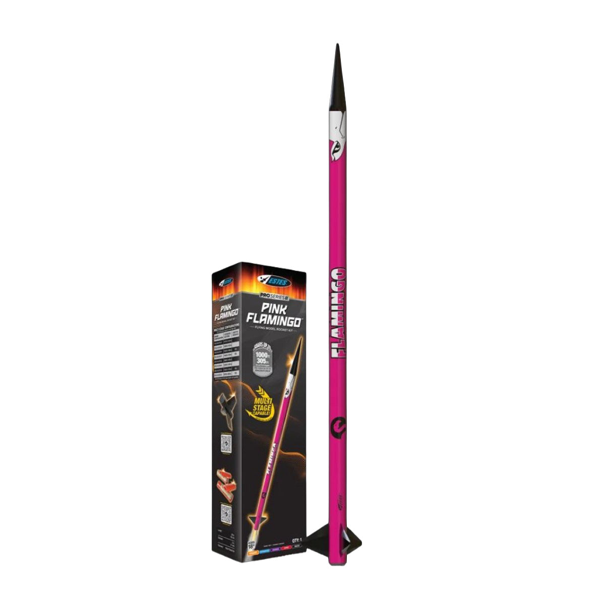 Pro Series II Pink Flamingo Model Rocket