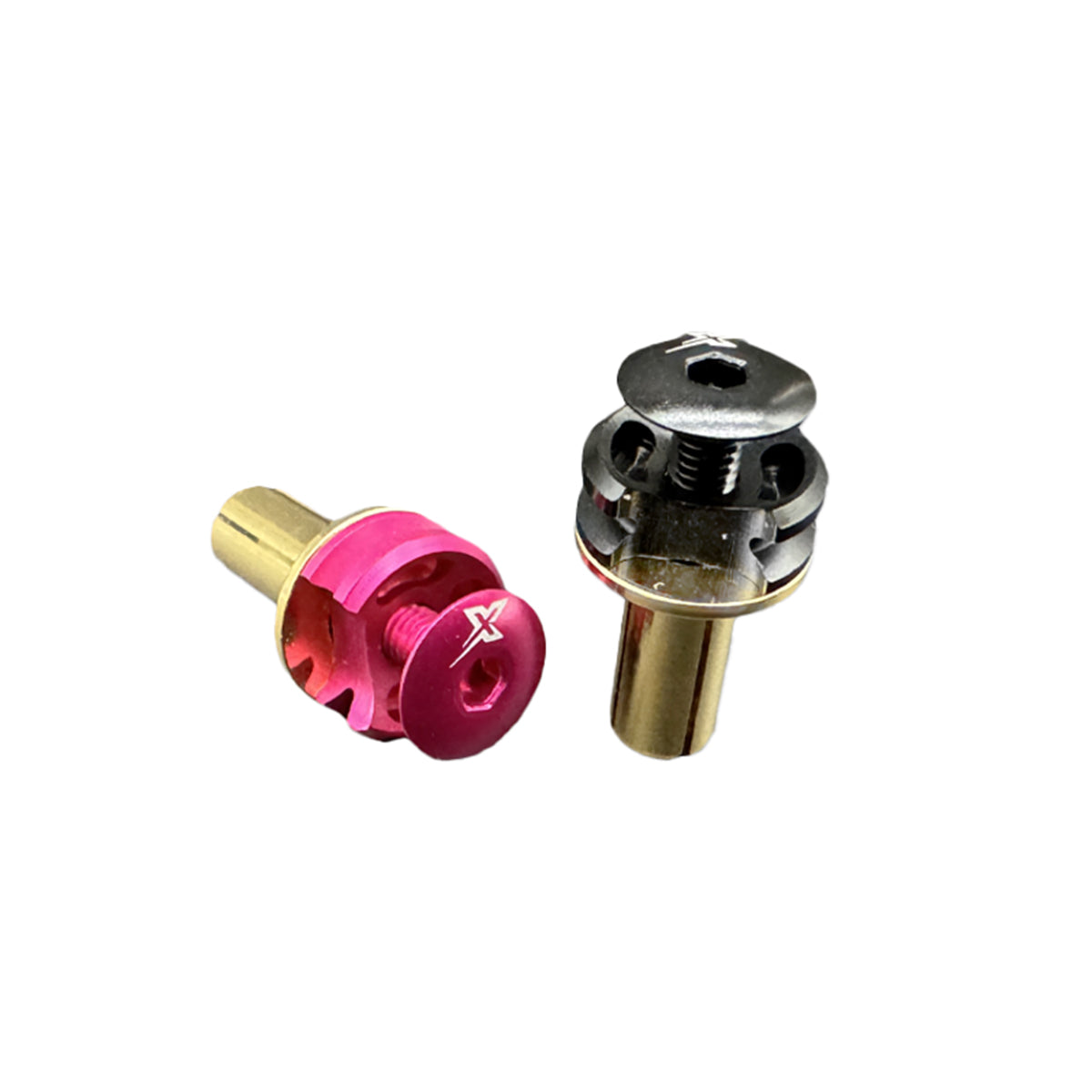 5mm Adjustable Gold Bullet w/Heatshink Connectors (2)