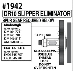DR10 DB10 SC10 Eliminator Pro Mount - for Kimbrough Spurs