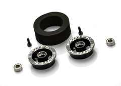 22 5.0 PRO WHEELIE BAR SET 3mm cf with single wheel style