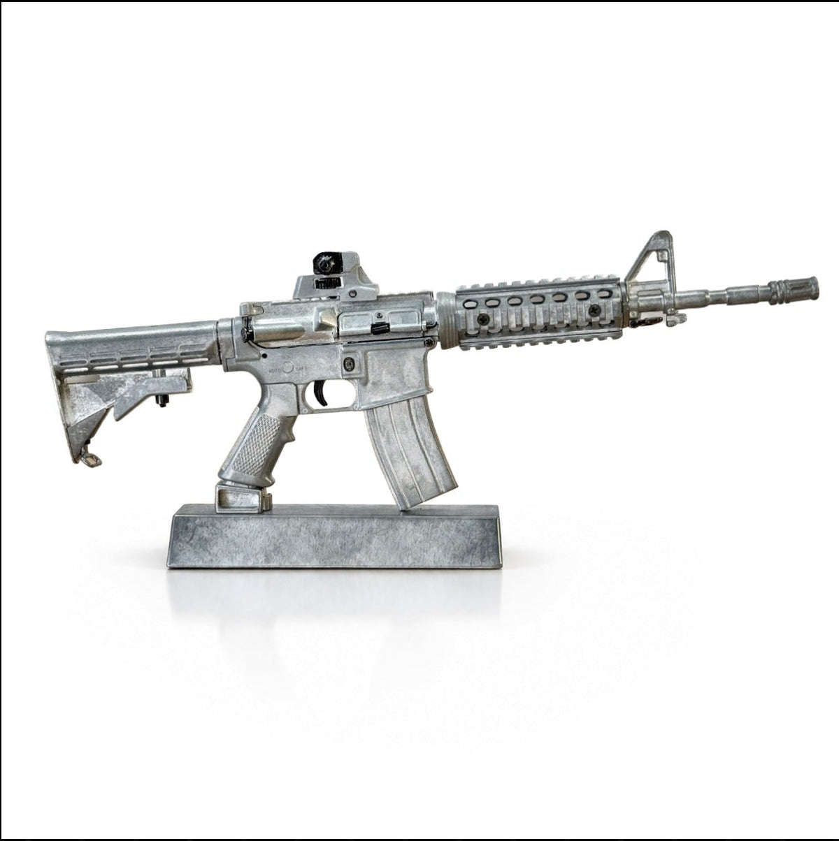 AR-15 Raw Diecast Mini Model