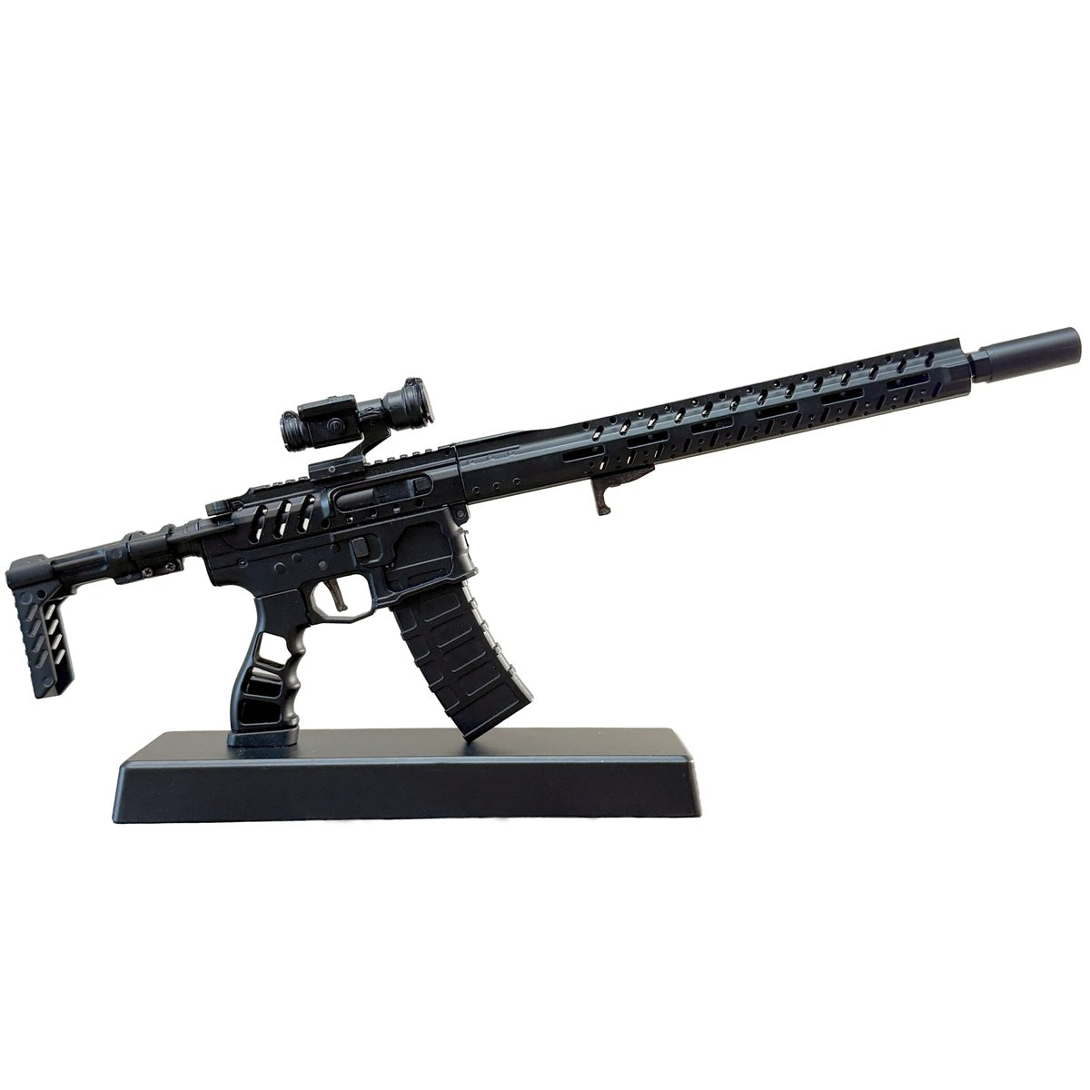 1/3 Scale Diecast AR15 Skeleton Model, Black