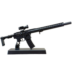 1/3 Scale Diecast AR15 Skeleton Model, Black