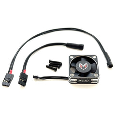 Hurricane V2 Aluminum Fan, 30mm, Black/Silver