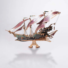 Future Sailing Ship - Purple