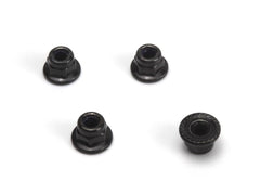 Flange Lock Nut M2.5 (Silver/4pcs)