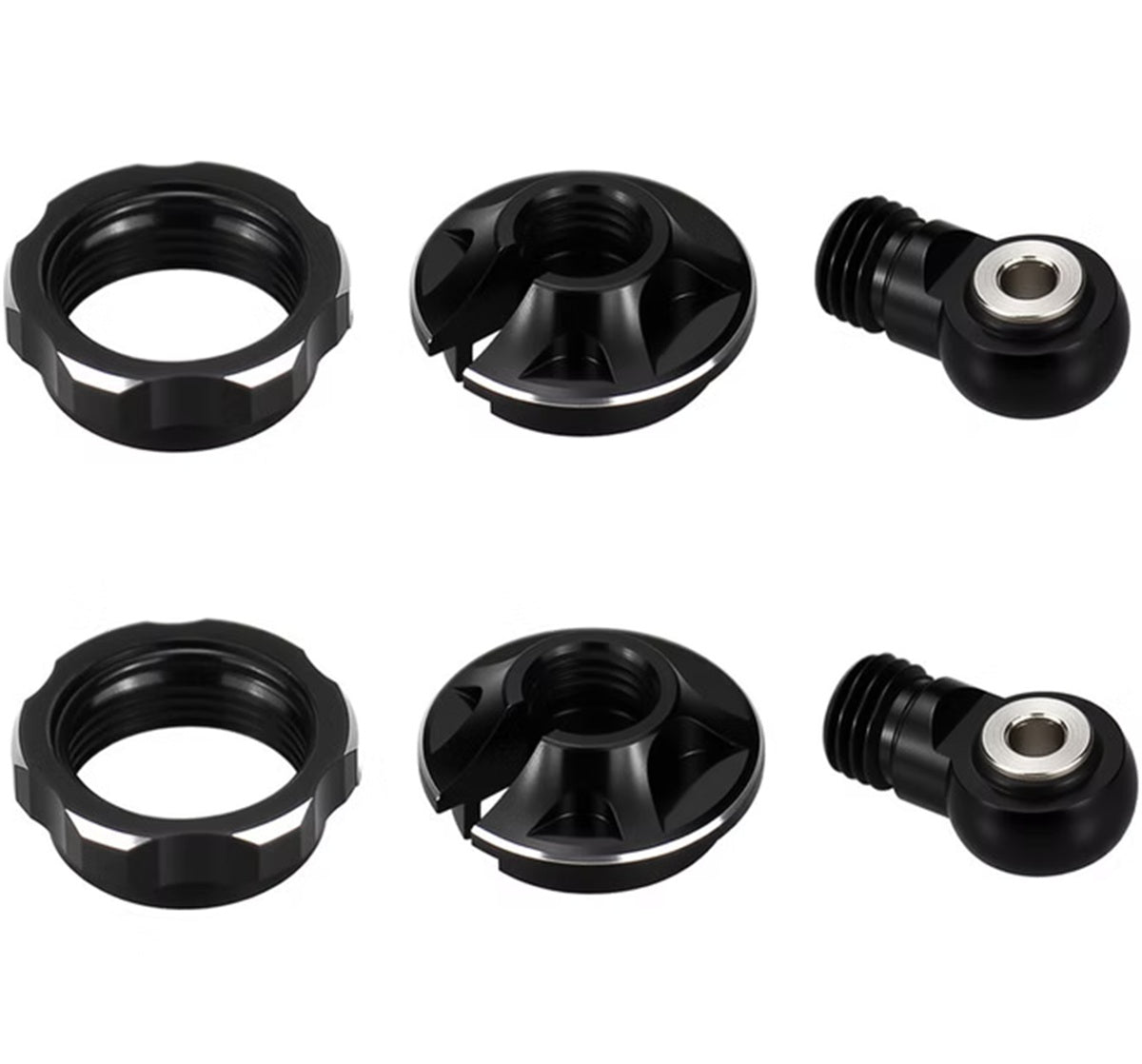 Locking Spring Cup Shock Ends fits Arrma Mini Kraton