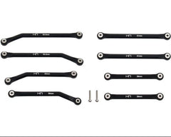 Aluminum High Clearance 4 Links Set for (133.7mm) SCX 24