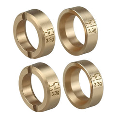 3.6g Brass Wheel Weights, SCX30