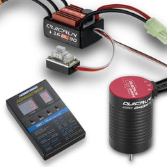 Quicrun 16BL30 ESC + 2435 G3 6500KV Motor + LED Card Bundle