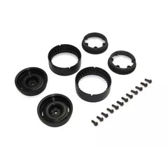 Bead-lock Wheel 1.9" Dish Blac (KC10/2pcs)