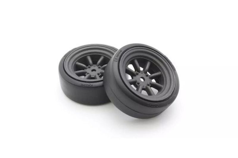 Premounted D-Tire FD2 (8SWatanabeWheel/BK/2pcs)