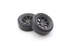 Premounted D-Tire FD2 (8SWatanabeWheel/BK/2pcs)