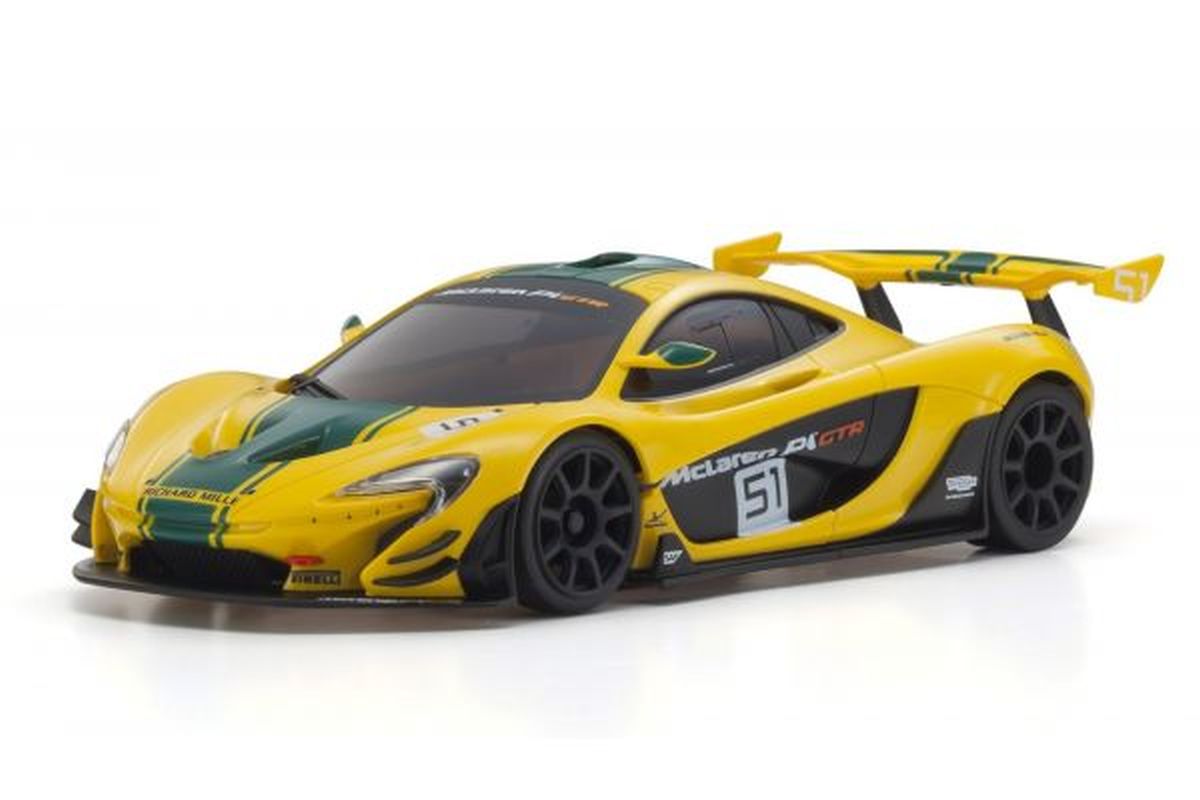 ASC MR04-MM McLaren P1 GTR Body, Yellow/Green