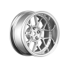 14 Spoke Matte Silver 1/10 Drift Wheel, 2, 4, 6, 8mm