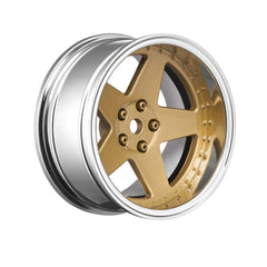 5 Spoke Bronze 1/10 Drift Wheel, 2, 4, 6, 8mm Offset,