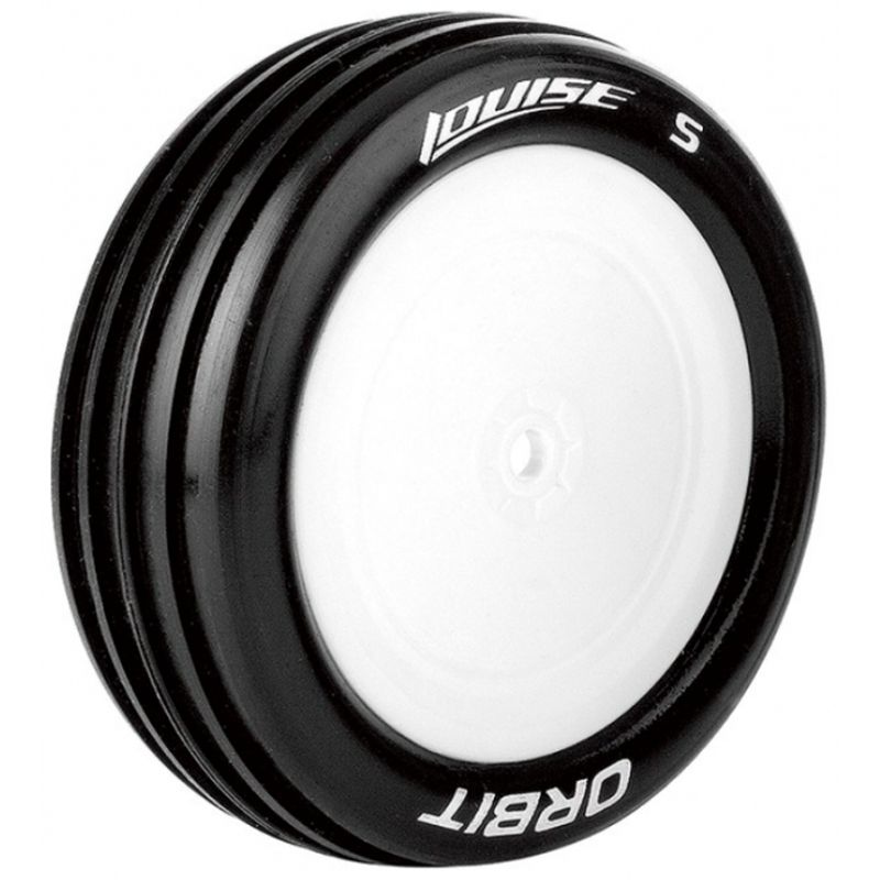 E-Orbit 1/10 2WD Front Buggy Tire, Soft, Mounted on White