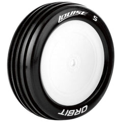 E-Orbit 1/10 2WD Front Buggy Tire, Soft, Mounted on White