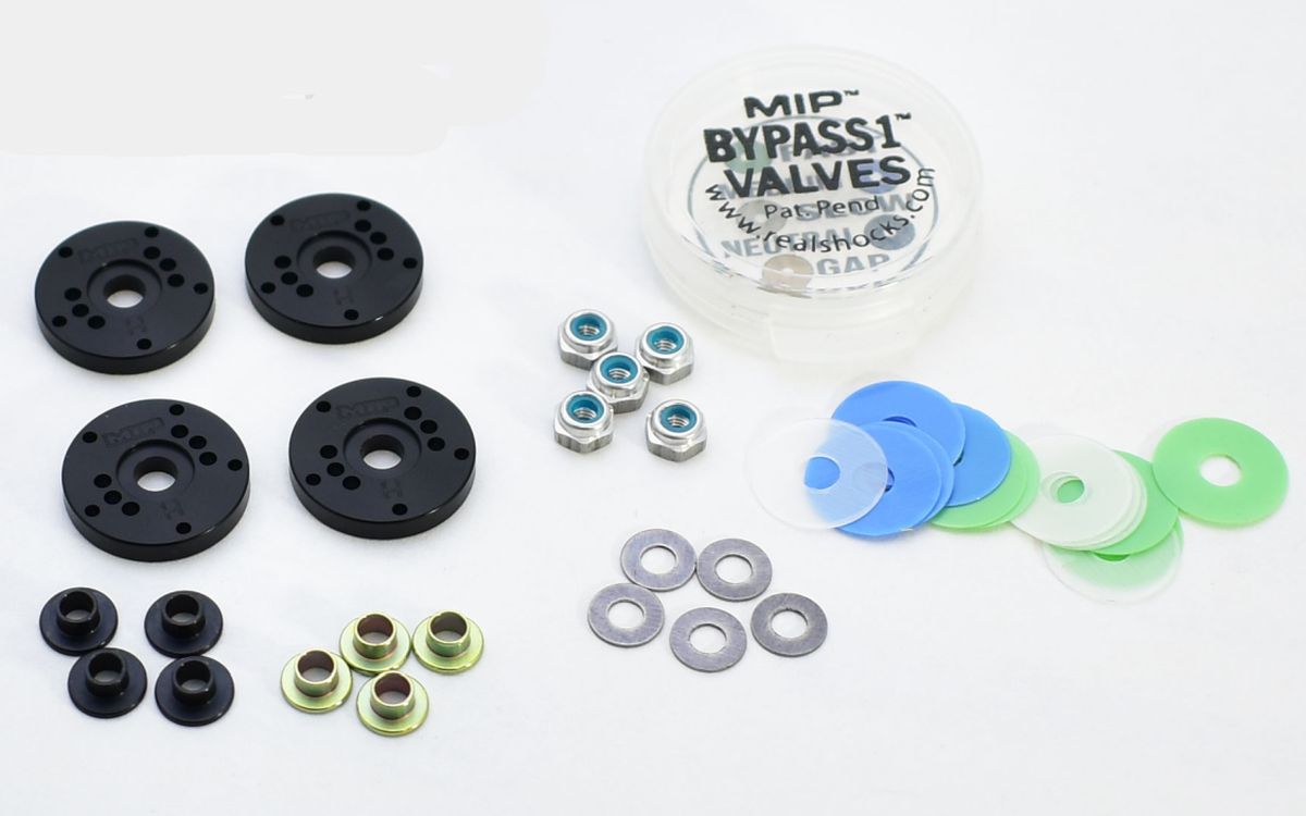 Bypass1 Hi-Flow Piston Kit, 5-Hole x 1.3mm, 1/8th Scale