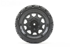 1/10 2.8 ST Tomahawk Belted Tires (2) with Removable Hex