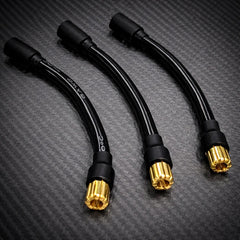 8mm Female to 6.5 Male 6 Inch Extensions (3 Pack)