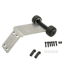 HD Stainless Steel Rear Skid Plate Bearing Wheelie Bar